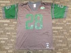 CURTIS MARTIN #28 NY NEW YORK JETS REEBOK METALLIC GRAY NFL GAME FOOTBALL JERSEY — photo 8
