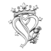 Luckenbooth Brooch In Sterling Silver Luckenbooth Brooch In Sterling Silver