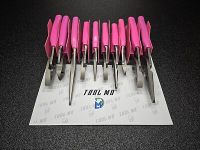 Snap-on Tools USA NEW PINK 10pc Plier & Cutter Set w/Tray LN47ACF 