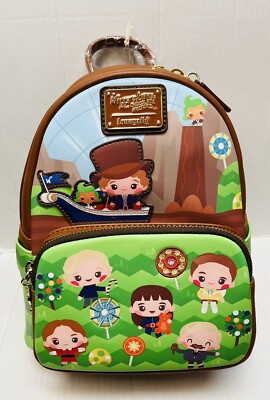 Loungefly WB WILLY WONKA The Chocolate Factory Mini Backpack( WWOBK0003) 