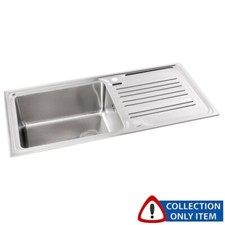 Abode Apex 1.0 Bowl Brushed Stainless Steel Kitchen Sink *Grade B Ex-Display*