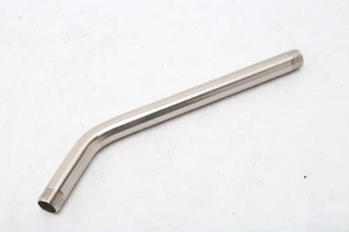 Signature Hardware 231894 12" Wall Mounted Standard Arm Flange Brush Nickel A21 - Picture 1 of 4