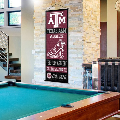 Texas A&M University Aggies Room Banner Poster Art Canvas - Picture 2 of 3