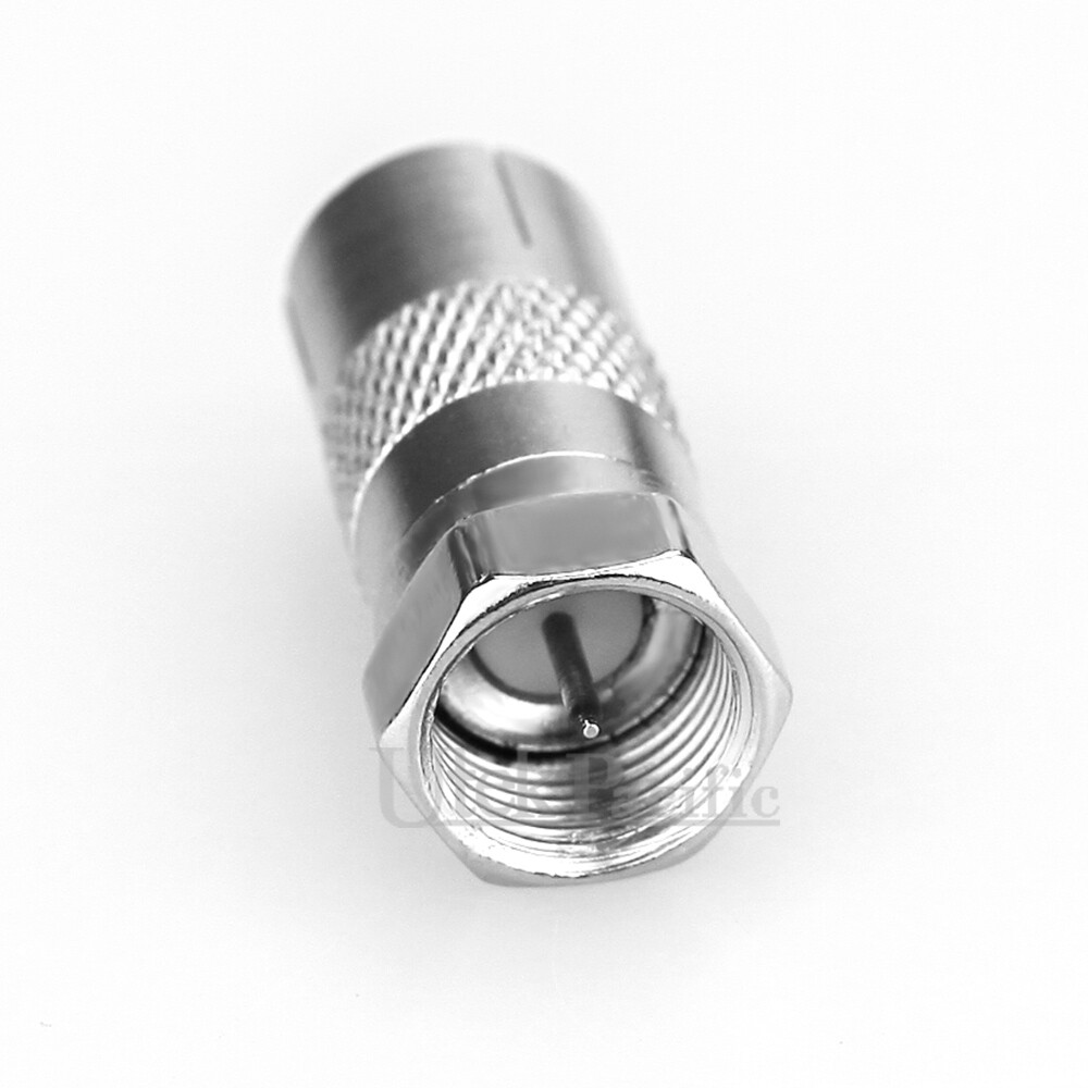 FType Male to PAL Female Socket TV Antenna Cable Connector RG6 Adaptor