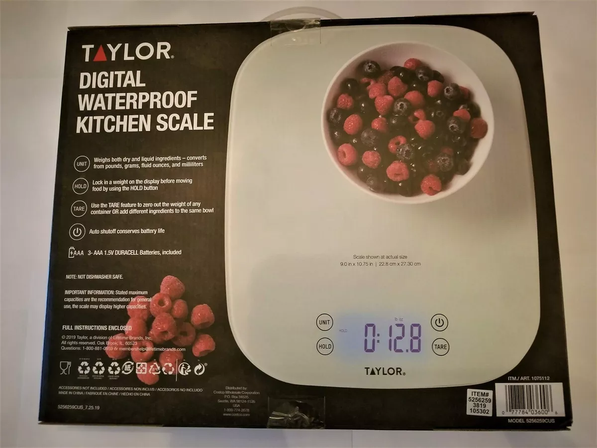 Taylor Digital Waterproof Kitchen Scale