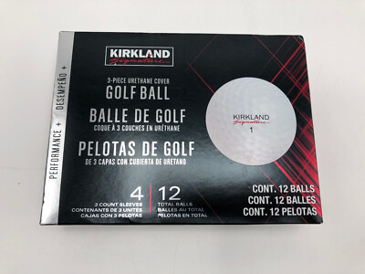 Kirkland Signature Costco 3-Piece Urethane Cover Golf Ball - 12 Dozen