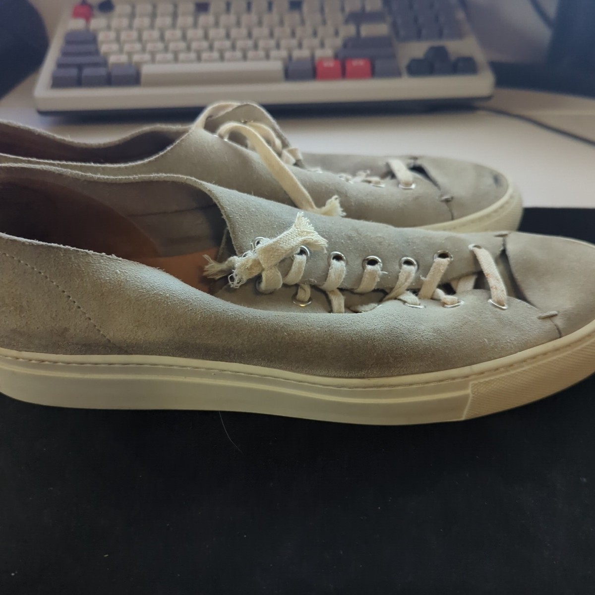 Buttero Italy Canvas Suede Casual Mens sneakers size 43 men\'s 10 gorgeous RARE The Tanino is Buttero main image 4