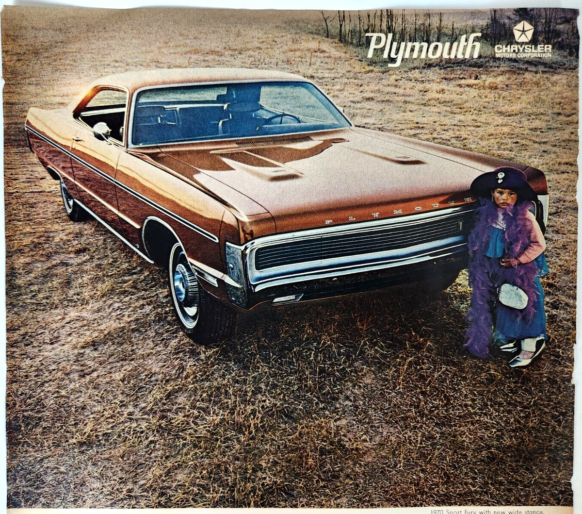 Plymouth Sport Fury 1970 Vintage Car Ad Magazine Print Chrysler