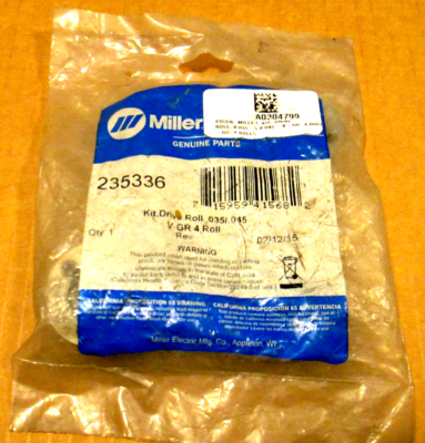 Miller Drive Roll Kit 235336 - .035/.045 V-GR 4 Rollers | eBay