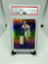 2000 Metal Michael Barrett Base Shredders Auto PSA Certified Autograph Game Used