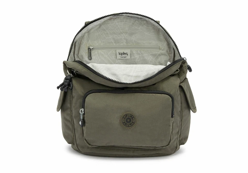 kipling City Pack S Backpack S Green Moss - Photo 4/4