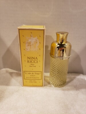 VTG Nina Ricci L Air du Temps Spray Parfum Eau De Toilette 3.75 oz HTF