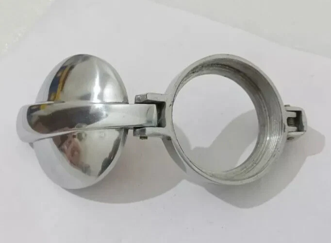 Flip Up Gas Petrol Fuel Filler Monza Cap Alloy 2" Inch Threaded Neck Foto 4 de 4