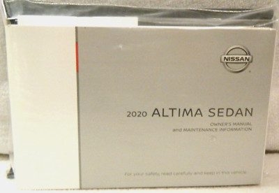 2020 NISSAN ALTIMA SEDAN OWNERS MANUAL OPERATORS USER GUIDE BOOK SET *LOOKS NEW!