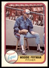 1981 Fleer Woodie Fryman . Montreal Expos #159