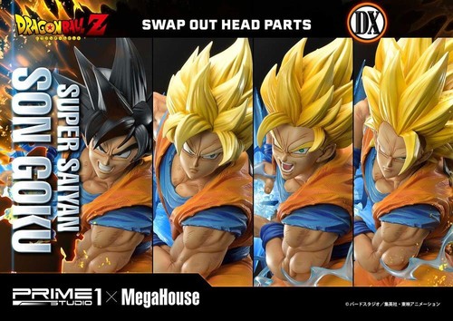 DRAGON BALL Z: SUPER SAIYAN SON GOKU DELUXE VERSION 1/4 Statue 64 cm PRIME 1 - Imagen 6 de 11