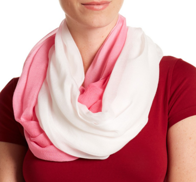 Tommy Bahama Dip-Dye Scarf Raspberry Sorbet NWT $48