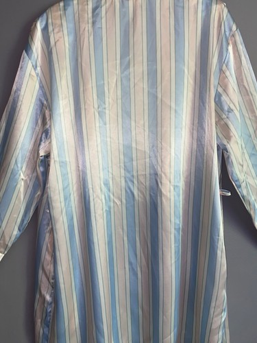 Pale Blue Pink Stripe INNER MOST by Sears Robe Possible Vtg - Picture 11 of 12