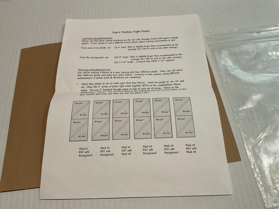 Pam's Painless Eight Points Quilt Pattern Buggy Barn Janet Rae Nesbitt - Image 3 of 4