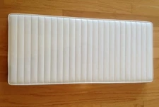 BOAT CUSHION CUSTOM MADE VINYL BENCH SEAT W/SS HARDWARE 36"x16"x2"