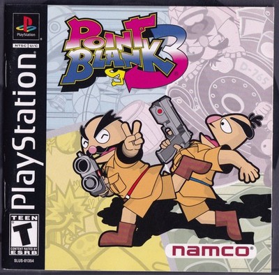 POINT BLANK 3(PS1,2001)USED,GOOD CONDITION !MANUAL ONLY+REG.!SEE SCANS!