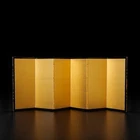 Elegant Japanese Gold Hina Folding Screen (Byōbu), 20th Century TT41