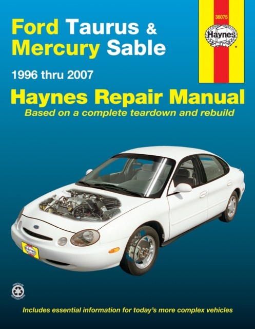 Ford Taurus & Mercury Sable 1996-07 by Haynes Publishing (Paperback Book)