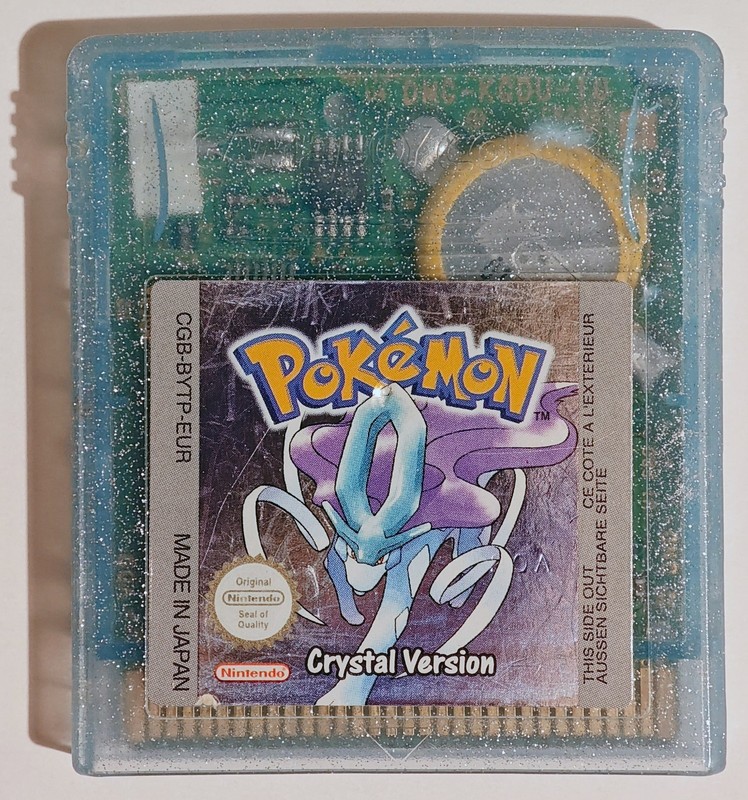 Pokémon Crystal Game Boy Color European Version Dry Battery