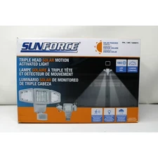 Sunforce Triple Head Solar Motion Sensor Light 1500 Lumens – Outdoor Security