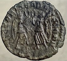 Ancient Roman Coin 342-348 AD Constantius II 2 Victories Reverse Genuine