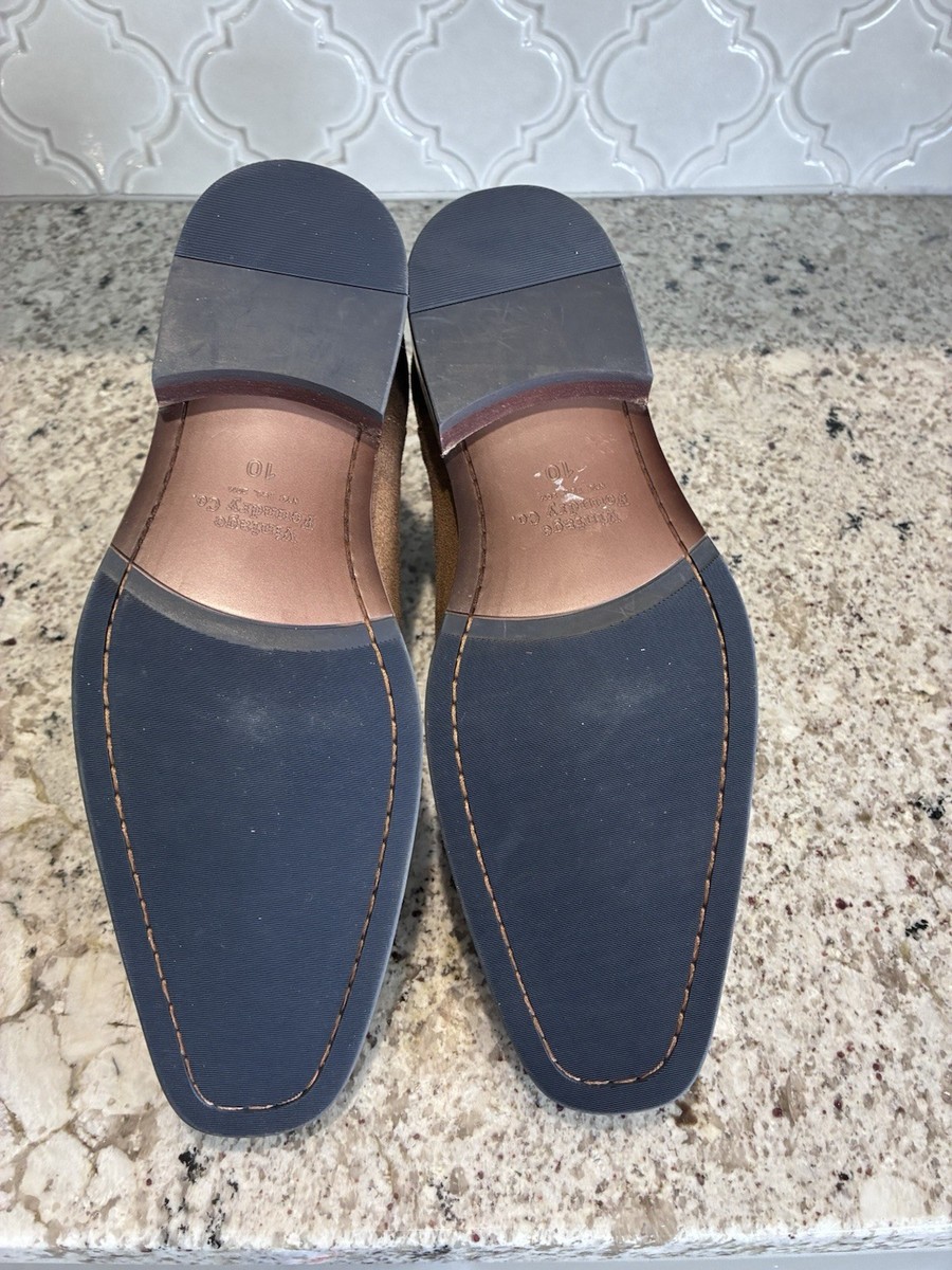 Vintage Foundry Co Mens Pull On Slip On Roberto Chelsea Boots Brown Suede Sz 13 Vintage Foundry Co Mens Pull On Slip On Roberto Chelsea  main image 3