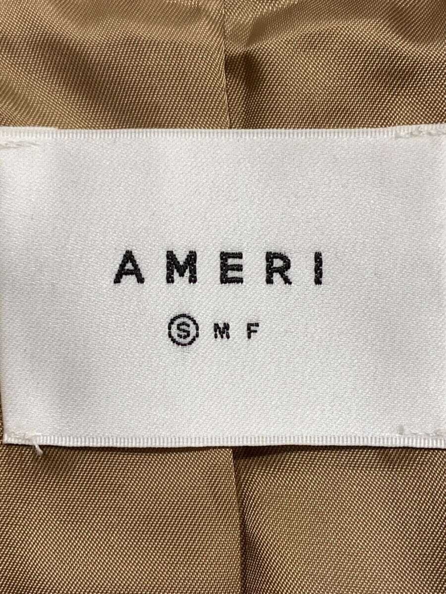 AMERI Camel Polyester Riding Dock Coat S Used 20S… - image 3