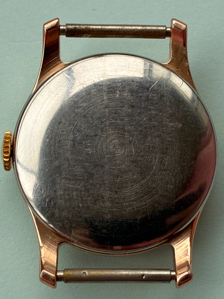 Reloj Pulsera Mecánico Vintage Soviético ZIM, Chapado en Oro, Segundero Pequeño, Funciona Foto 2 de 2