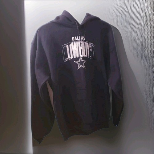  Dallas Cowboys Logo Blue Unisex Gildan Hoodie Mens Size Medium Cotton Blend New