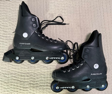 Vintage Rollerblade Lightning Inline Skates Mens 7 Aggressive Black USED