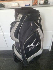 SUPERB MIZUNO SPEEDSTER CART GOLF BAG, SHOULDER STRAP & RAINHOOD, 14 WAY DIVIDER