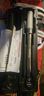Snap-On QD2R100A Torque Wrench Adj. Click Type 20-100 ft. lb. 3/8'' Drive