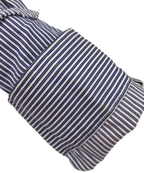 YUKI HASHIMOTO LAYERED DESTROY SHIRTS White x blue 202-01