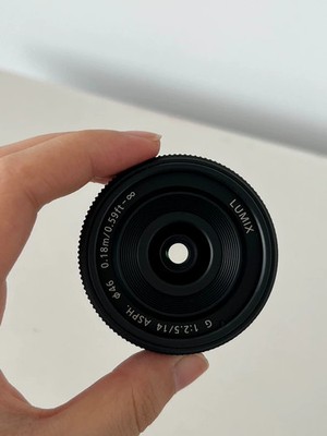 PANASONIC LUMIX G 14mm F2.5 F/2.5 ASPH AF LENS H-H014 Black | eBay