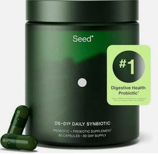 Seed DS-01 Daily Synbiotic - Immune Support, Bloating  Constipation Relief30day