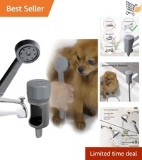 Pets Shower Attachment Portable Quick Connect Tub Spout Diverter Cleaning Bath