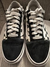 Unisex Vans checkerboard Shoes women s size 7, Men s 5.5.