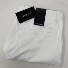 J.Lindeberg Vent Golf Shorts Mens 40 White HighVent 4-Way Stretch GMPA06869