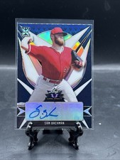 2021 Leaf Valiant Sam Bachman Prospect Auto Autograph Blue #8/75