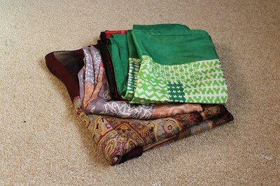 Vintage Seidentücher Schals Restposten x 4 Echo Adele Simpson Claiborne Enchantal