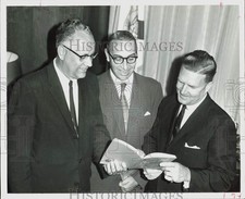 1963 Press Photo Florida State's Gordon Blackwell, Robert Smith; Wendell Jarrard