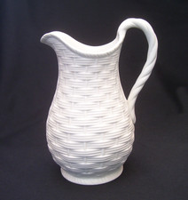 VINTAGE 1975 DUDSON WASH/WATER JUG WICKER EFFECT POTTERY~LIMITED EDITION 261/500