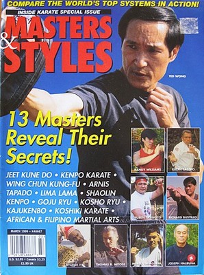 RARE 3/99 MASTERS & STYLES TED WONG WILLIAM CHOW ADRIANO EMPERADO INOSANTO