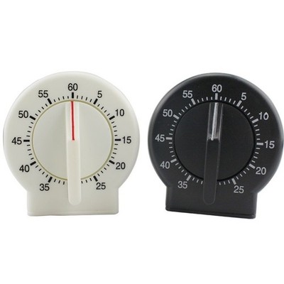 Vintage Style 60 Minuten Mechanische Timer Pendel Countdown Uhr Weiß Schwarz