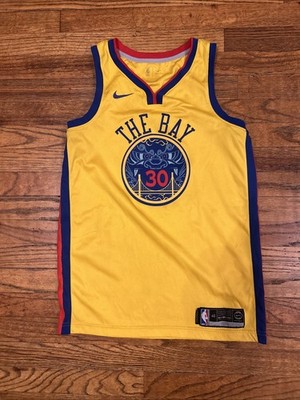 NBA The Bay Golden State Warriors Play Stephen Curry Jersey Size